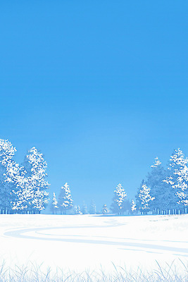 JPG 나무 겨울 일러스트 자연 하늘 풍경 사람없음 파란색 흰색 눈 차가움 국내일러스트 AI일러스트 AI콘텐츠 자연요소 식물 계절 컬러 날씨 생태계 파일형식