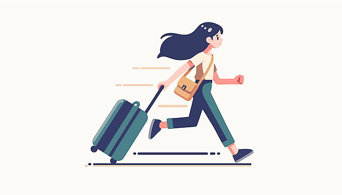 전신 여자 대학생 일러스트 한명 성인 달리기 캐리어 잡기 속도 성인여자한명만 국내일러스트 교환학생 AI파일 1 학생 모션 사람 여행가방 여자한명만 성인여자만 파일형식 벡터