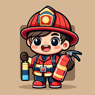 전신 남자 일러스트 한명 서기 미소 웃음 들기 안전 성인 앞모습 헬멧 소방관 소화기 방화복 소방관모자 화재예방 성인남자한명만 방호복 일러캐릭터 AI파일 캐릭터 모자_잡화 1 옷 뷰포인트 모션 표정 사람 안전장비 보호장비 구조원 소방 예방 남자한명만 성인남자만 파일형식 벡터