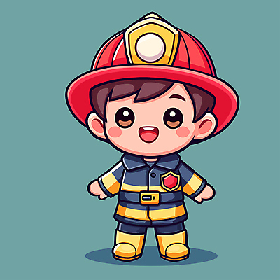 전신 남자 일러스트 한명 서기 미소 웃음 안전 성인 앞모습 헬멧 소방관 방화복 소방관모자 성인남자한명만 방호복 일러캐릭터 AI파일 캐릭터 모자_잡화 1 옷 뷰포인트 모션 표정 사람 보호장비 구조원 소방 남자한명만 성인남자만 파일형식 벡터