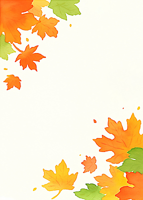 JPG 단풍 낙엽 일러스트 나뭇잎 프레임 사람없음 빨간색 초록색 주황색 가을 카피스페이스 국내일러스트 AI일러스트 AI콘텐츠 계절 컬러 잎 공백 파일형식