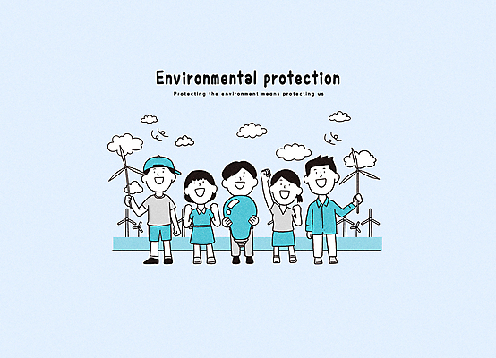 전신 PSD 구름 여자 남자 캠페인 일러스트 전구 바람 여러명 성인 파란색 환경 에너지 그린에너지 바람개비 친환경 성인만 국내일러스트 자연요소 컬러 다수 날씨 사람 파일형식