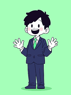 남자 일러스트 비즈니스 한명 미소 정장 성인 초록색 긍정 보험 보험설계사 성인남자한명만 일러캐릭터 AI파일 직업 캐릭터 1 옷 컬러 컨셉 표정 사람 남자한명만 성인남자만 파일형식 벡터