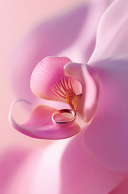 JPG 편집이미지 꽃잎 결혼 사람없음 보라색 우아함 결혼반지 다이아몬드 호접란 편집소스 편집실사 AI포토 AI콘텐츠 꽃 컬러 컨셉 이벤트 반지 보석 CG 파일형식