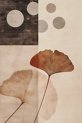 JPG 낙엽 일러스트 나뭇잎 수채화 사람없음 갈색 가을 빈티지 원형 질감 복고 은행잎 베이지색 미니멀 국내일러스트 AI일러스트 AI콘텐츠 도형 계절 컬러 컨셉 잎 파일형식