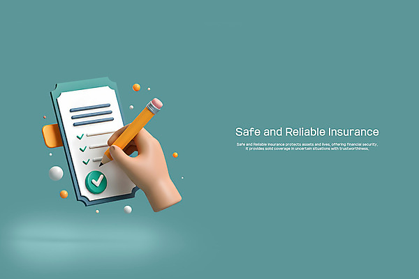 PSD 편집이미지 손 하늘색 안전 신체부위 연필 3D 기록 오브젝트 체크표시 보험 리스트 편집3D 학용품 사람 파란색 필기구 디지털합성 확인 파일형식