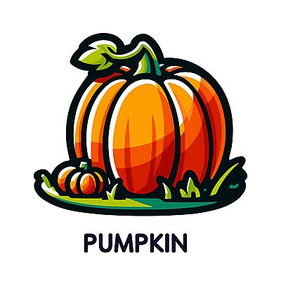 일러스트 호박 잔디 사람없음 농작물 수확 추수 가을 호박잎 국내일러스트 AI파일 식물 계절 잎 농업 채소 파일형식 벡터