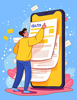 JPG 전신 남자 종이 잎 일러스트 편지봉투 한명 성인 파란색 스마트폰 디지털 정보 가리킴 이메일 플랫 확인 문서 파일 성인남자한명만 빅데이터 국내일러스트 AI일러스트 AI콘텐츠 식물 1 컬러 봉투 사람 손짓 핸드폰 스마트기기 편지 남자한명만 성인남자만 파일형식 4차산업