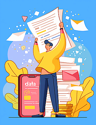 JPG 전신 남자 종이 잎 일러스트 한명 들기 성인 파란색 스마트폰 디지털 정보 플랫 문서 파일 성인남자한명만 빅데이터 국내일러스트 AI일러스트 AI콘텐츠 식물 1 컬러 모션 사람 핸드폰 스마트기기 남자한명만 성인남자만 파일형식 4차산업