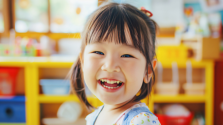 JPG 편집이미지 여자 어린이 놀이 한명 웃음 소녀 놀이방 즐거움 의료성형뷰티 소녀한명만 편집실사 AI인물포토 AI콘텐츠 1 감정 표정 사람 CG 여자한명만 소녀만 파일형식 AI포토