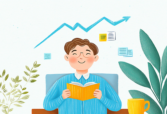 PSD 식물 남자 행복 화살표 생각 일러스트 비즈니스 성공 한명 들기 앉기 상반신 성인 책 경제 파란색 머그컵 직장인 비즈니스맨 주식 포스트잇 투자 상승 성인남자한명만 국내일러스트 직업 1 감정 컬러 컨셉 모션 사람 컵 금융 메모지 남자한명만 성인남자만 파일형식