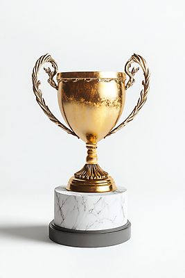 JPG 편집이미지 사람없음 금색 우승 상패 트로피 디지털합성 대리석 대회 시상 편집실사 AI포토 AI콘텐츠 컬러 재료 최고 상_우승 CG 파일형식