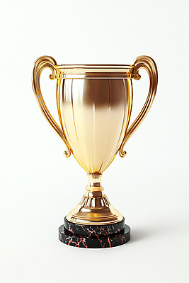 JPG 편집이미지 사람없음 금색 우승 상패 트로피 디지털합성 대회 시상 편집실사 AI포토 AI콘텐츠 컬러 최고 상_우승 CG 파일형식