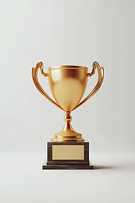 JPG 편집이미지 사람없음 금색 우승 상패 트로피 디지털합성 대회 시상 편집실사 AI포토 AI콘텐츠 컬러 최고 상_우승 CG 파일형식