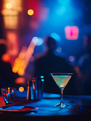 JPG 편집이미지 조명 사람없음 공연 칵테일 디지털합성 칵테일잔 재즈 편집실사 재즈바 AI포토 AI콘텐츠 음악 술잔 주류 이벤트 바 CG 파일형식