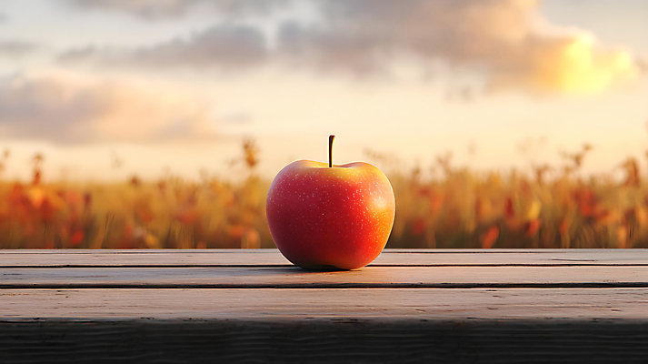 JPG 편집이미지 낙엽 하늘 사람없음 노을 가을 사과 디지털합성 나무바닥 편집실사 홍로 AI포토 AI콘텐츠 자연요소 계절 잎 과일 바닥 CG 파일형식