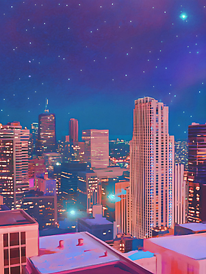 JPG 편집이미지 야경 밤하늘 빌딩 사람없음 건물 도시 디지털합성 편집실사 건축물 하늘 야간 CG 파일형식 풍경_경치