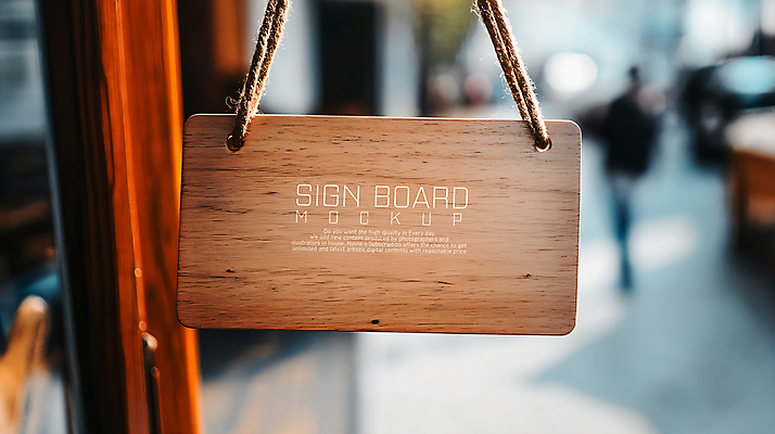 PSD 편집이미지 사람없음 목재 상점 카페 도시 전광판 카피스페이스 이미지편집 편집실사 나무 재료 공백 CG 파일형식