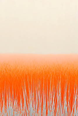 JPG 일러스트 사람없음 가을풍경 주황색 가을 풀 풀숲 국내일러스트 AI일러스트 AI콘텐츠 식물 계절 컬러 풍경 숲 파일형식 가을_계절