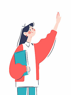 전신 여자 분홍색 일러스트 한명 웃음 들기 상반신 성인 책 인사 손인사 손흔들기 성인여자한명만 국내일러스트 AI파일 1 컬러 모션 표정 사람 예절 여자한명만 성인여자만 파일형식 벡터