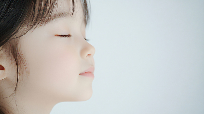 JPG 편집이미지 응시 여자 교육 어린이 한명 소녀 옆모습 눈감음 디지털합성 의료성형뷰티 소녀한명만 사고력 편집실사 AI인물포토 AI콘텐츠 1 시선 뷰포인트 모션 사람 CG 여자한명만 소녀만 파일형식 AI포토