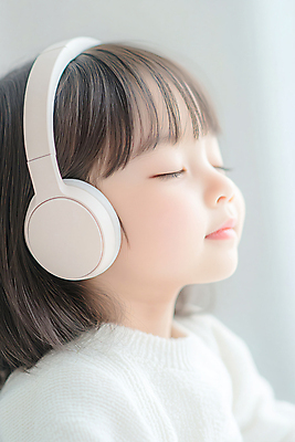 JPG 편집이미지 여자 교육 어린이 음악 한명 소녀 상반신 옆모습 눈감음 헤드셋 음악감상 디지털합성 창의력 의료성형뷰티 소녀한명만 사고력 편집실사 AI인물포토 AI콘텐츠 1 뷰포인트 음향기기 모션 문화예술 사람 헤드폰 감상 CG 여자한명만 소녀만 파일형식 AI포토