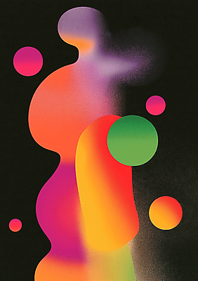 JPG 편집이미지 사람없음 그래픽 원형 그라데이션 글래스모피즘 편집실사 AI컴퓨터그래픽 AI콘텐츠 도형 디자인 CG 파일형식