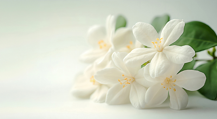 JPG 편집이미지 여러송이 잎 꽃백그라운드 사람없음 아웃포커스 흰색 재스민 화이트자스민 편집실사 AI포토 AI콘텐츠 식물 꽃 컬러 다수 백그라운드 촬영기법 CG 파일형식