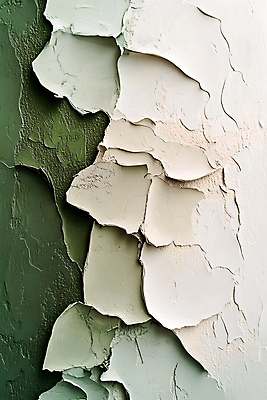 JPG 편집이미지 페인팅 붓터치 추상 사람없음 초록색 페인트 질감 캔버스 베이지색 편집실사 AI포토 AI콘텐츠 컬러 무늬 CG 파일형식