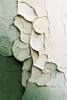 JPG 편집이미지 페인팅 붓터치 추상 사람없음 초록색 페인트 질감 캔버스 베이지색 편집실사 AI포토 AI콘텐츠 컬러 무늬 CG 파일형식