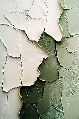 JPG 편집이미지 페인팅 붓터치 추상 사람없음 초록색 페인트 질감 캔버스 베이지색 편집실사 AI포토 AI콘텐츠 컬러 무늬 CG 파일형식