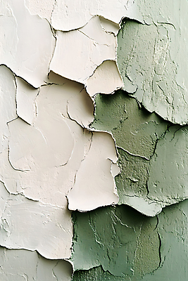 JPG 편집이미지 페인팅 붓터치 추상 사람없음 초록색 페인트 질감 캔버스 베이지색 편집실사 AI포토 AI콘텐츠 컬러 무늬 CG 파일형식