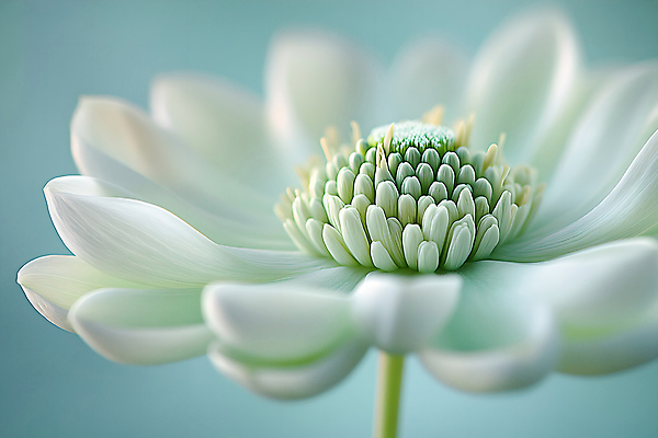 JPG 편집이미지 꽃 한송이 사람없음 초록색 흰색 만개 편집실사 AI포토 AI콘텐츠 식물 1 컬러 CG 송이 파일형식