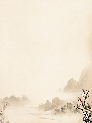 JPG 일러스트 산 미술 사람없음 나뭇가지 표현 먹 동양화 그림 산수화 국내일러스트 AI일러스트 AI콘텐츠 나무 서예 문화예술 파일형식