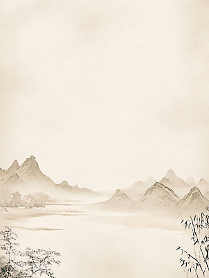 JPG 일러스트 산 미술 사람없음 표현 먹 동양화 그림 산수화 국내일러스트 AI일러스트 AI콘텐츠 서예 문화예술 파일형식