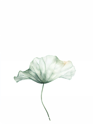 JPG 불교 일러스트 자연 사람없음 초록색 동양화 연잎 국내일러스트 AI일러스트 AI콘텐츠 종교 컬러 잎 미술 생태계 파일형식