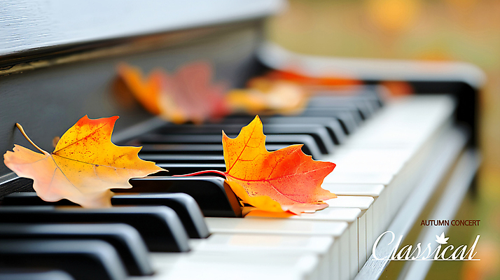 PSD 편집이미지 음악 단풍 낙엽 사람없음 가을 피아노 음악회 이미지편집 계절 잎 문화예술 공연 건반악기 파일형식
