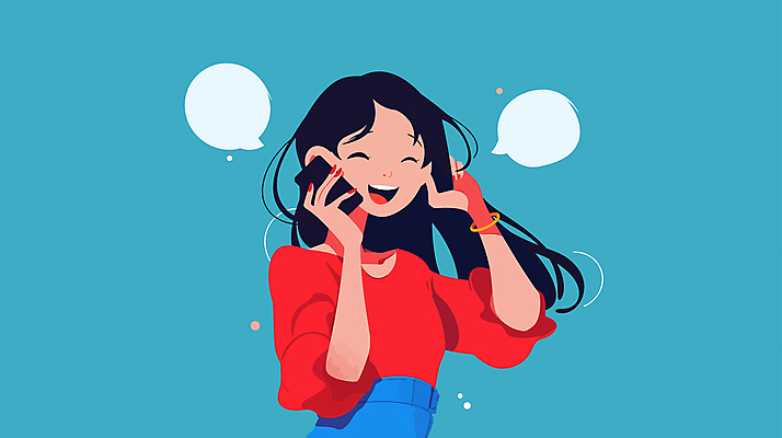 여자 행복 말풍선 일러스트 대화 한명 미소 상반신 성인 친구 스마트폰 즐거움 청록색 통화 소통 성인여자한명만 국내일러스트 AI파일 1 감정 컬러 컨셉 관계 모션 표정 말하기 사람 핸드폰 스마트기기 여자한명만 성인여자만 파일형식 벡터