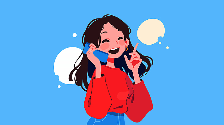 여자 행복 말풍선 일러스트 대화 한명 미소 상반신 성인 파란색 친구 스마트폰 즐거움 통화 소통 성인여자한명만 국내일러스트 AI파일 1 감정 컬러 컨셉 관계 모션 표정 말하기 사람 핸드폰 스마트기기 여자한명만 성인여자만 파일형식 벡터