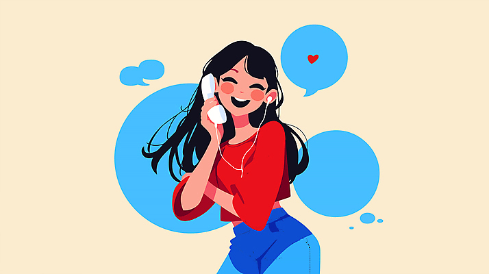 여자 행복 말풍선 일러스트 대화 한명 미소 상반신 성인 친구 스마트폰 즐거움 통화 소통 베이지색 성인여자한명만 국내일러스트 AI파일 1 감정 컬러 컨셉 관계 모션 표정 말하기 사람 핸드폰 스마트기기 여자한명만 성인여자만 파일형식 벡터