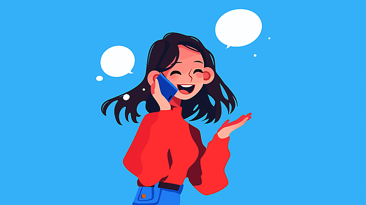 여자 행복 말풍선 일러스트 대화 한명 미소 상반신 성인 파란색 친구 스마트폰 즐거움 통화 소통 성인여자한명만 국내일러스트 AI파일 1 감정 컬러 컨셉 관계 모션 표정 말하기 사람 핸드폰 스마트기기 여자한명만 성인여자만 파일형식 벡터