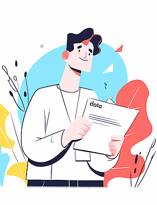 남자 하늘색 일러스트 비즈니스 한명 미소 들기 상반신 성인 자료 분석 보고서 문서 파일 서류정리 성인남자한명만 국내일러스트 AI파일 1 컨셉 모션 표정 사람 파란색 정리 남자한명만 성인남자만 파일형식 벡터