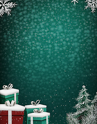 JPG 편집이미지 크리스마스 겨울 프레임 눈꽃 사람없음 초록색 선물상자 전나무 카피스페이스 이미지편집 편집실사 AI컴퓨터그래픽 AI콘텐츠 나무 계절 기념일 컬러 눈_날씨 선물 상자 공백 CG 파일형식