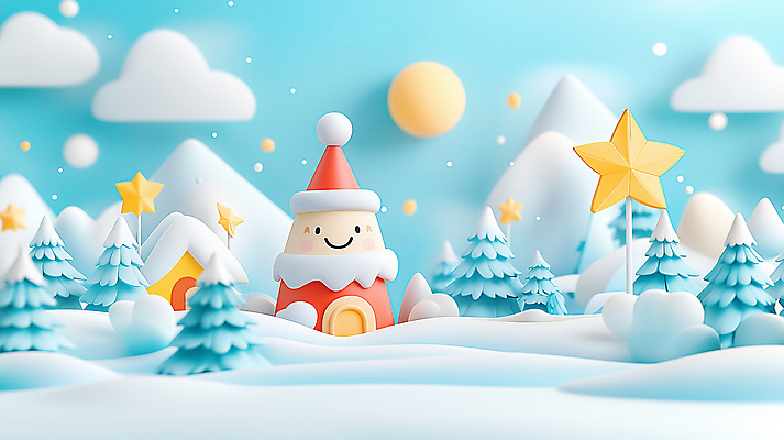 JPG 편집이미지 별 크리스마스 설경 겨울 주택 사람없음 파란색 장난감 산타클로스 눈 편집3D AI컴퓨터그래픽 AI콘텐츠 자연요소 계절 기념일 컬러 날씨 풍경 건물 3D 파일형식