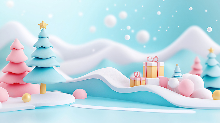 JPG 나무 편집이미지 크리스마스 설경 겨울 사람없음 파란색 선물상자 크리스마스트리 편집3D AI컴퓨터그래픽 AI콘텐츠 식물 계절 기념일 컬러 선물 풍경 상자 3D 파일형식