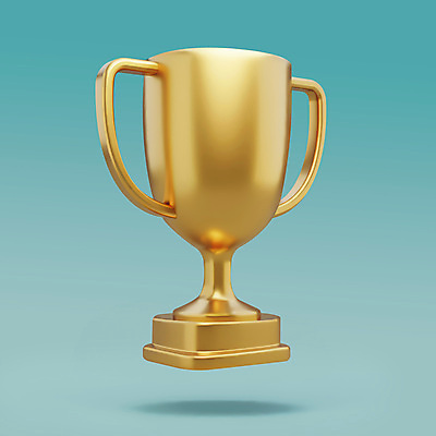 PSD 편집이미지 기념 사람없음 경쟁 금색 우승 수상_상을받음 황금 트로피 광택 시상 챔피언 편집3D 컬러 컨셉 3D 최고 상_우승 파일형식