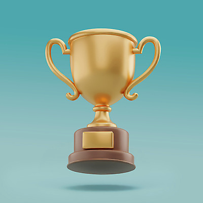 PSD 편집이미지 기념 사람없음 경쟁 금색 우승 수상_상을받음 황금 트로피 광택 시상 챔피언 편집3D 컬러 컨셉 3D 최고 상_우승 파일형식