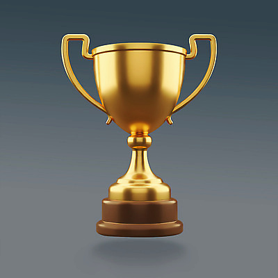 PSD 편집이미지 기념 사람없음 경쟁 금색 우승 수상_상을받음 황금 트로피 광택 시상 챔피언 편집3D 컬러 컨셉 3D 최고 상_우승 파일형식