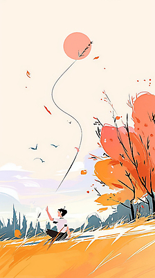 JPG 전신 나무 남자 여유 단풍 일러스트 자연 한명 풍경 초원 성인 주황색 가을 성인남자한명만 국내일러스트 AI일러스트 AI콘텐츠 식물 1 계절 감정 컬러 잎 사람 생태계 남자한명만 성인남자만 파일형식