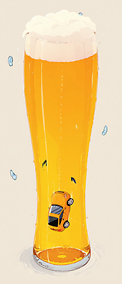 JPG 일러스트 자동차 맥주 경고 안전 사람없음 노란색 위험 음주 맥주잔 맥주거품 국내일러스트 AI일러스트 AI콘텐츠 육상교통 컬러 컨셉 술잔 주류 거품 파일형식